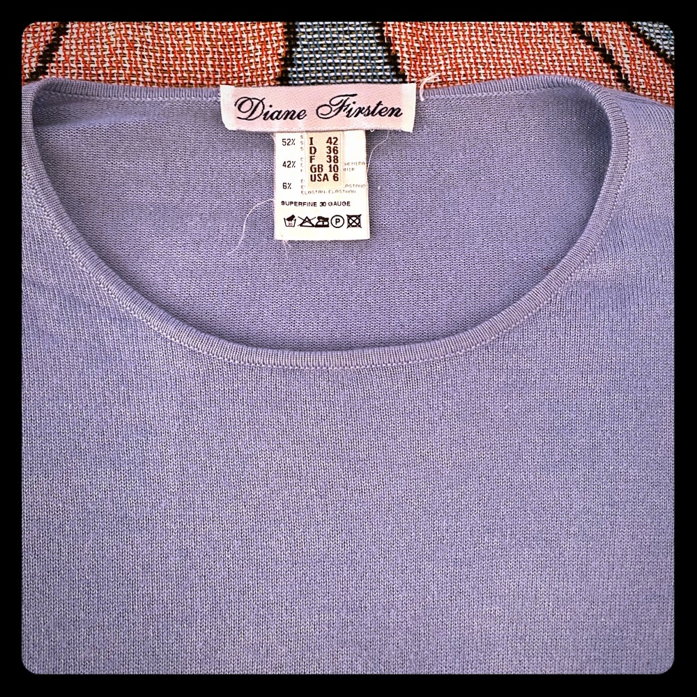 Diane Firsten designer Cashmere sweater